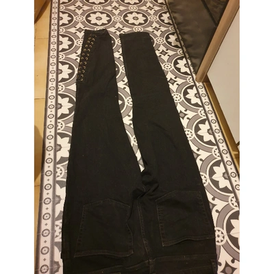Pre-owned Claudie Pierlot Fall Winter 2019 Black Cotton Jeans