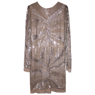 Pre-owned Topshop Unique Tophop Unique  Metallic Dress