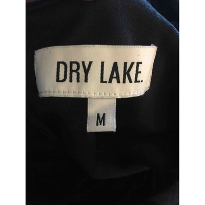 Pre-owned Dry Lake Mini Dress In Black