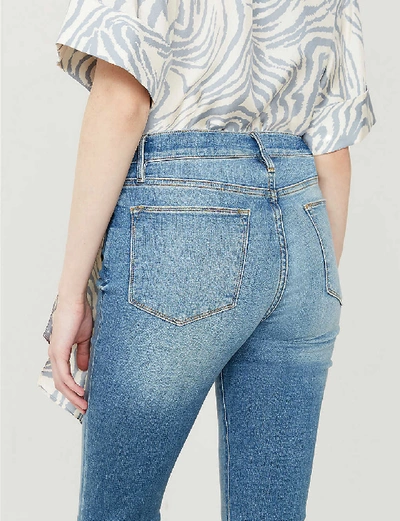 Shop Frame Le High Flare High-rise Flared Jeans In Columbus