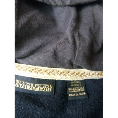 Pre-owned Napapijri Navy Cotton Jacket