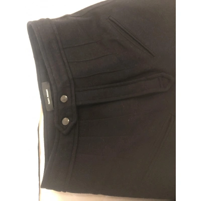 Pre-owned Isabel Marant Black Wool Trousers