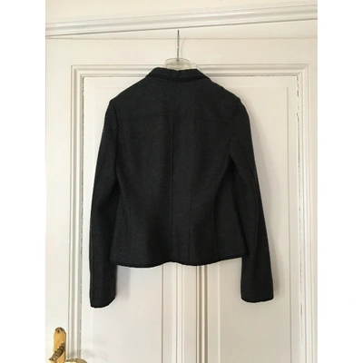 Pre-owned Luisa Cerano Anthracite Wool Jacket