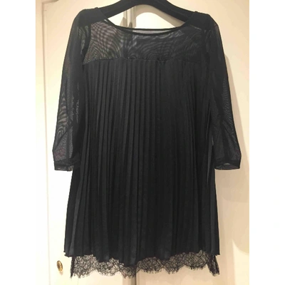 Pre-owned Patrizia Pepe Black Synthetic Top