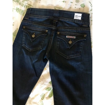 Pre-owned Hudson Blue Cotton - Elasthane Jeans