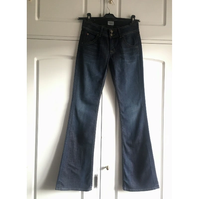 Pre-owned Hudson Blue Cotton - Elasthane Jeans