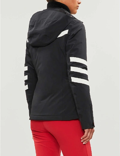 Shop Perfect Moment Pm Chevron S Day Jacket In Black Snow White