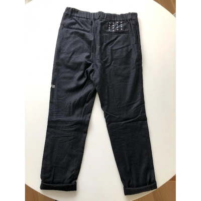 Pre-owned Ksubi Black Wool Trousers