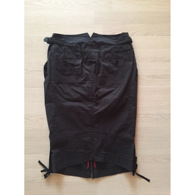 Pre-owned Prada Mid-length Skirt In Anthracite