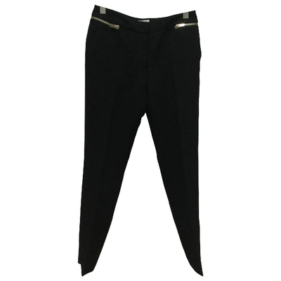 Pre-owned Claudie Pierlot Trousers In Black