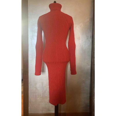 Pre-owned Circus Hotel Red Wool Dress