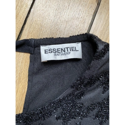Pre-owned Essentiel Antwerp Black Viscose Top