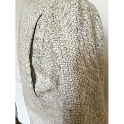 Pre-owned Etro Linen Jacket In Beige