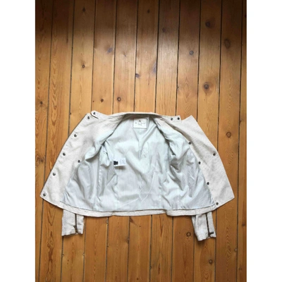 Pre-owned Etro Linen Jacket In Beige