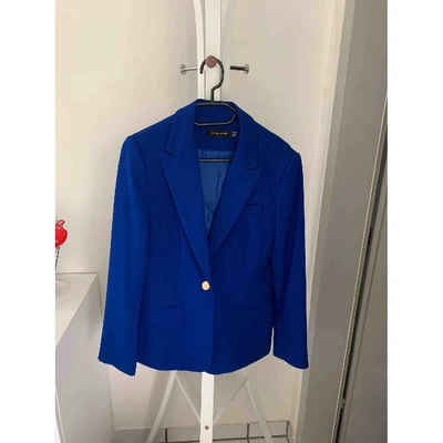 Pre-owned Ivanka Trump Blue Polyester Jacket