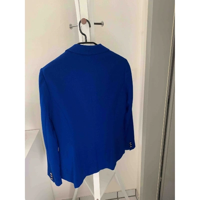 Pre-owned Ivanka Trump Blue Polyester Jacket