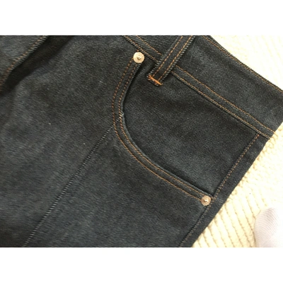 Pre-owned Tod's Grey Cotton - Elasthane Jeans