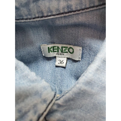 Pre-owned Kenzo Blue Denim - Jeans  Top