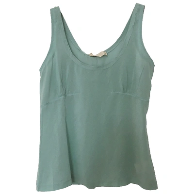 Pre-owned Schumacher Green Silk  Top