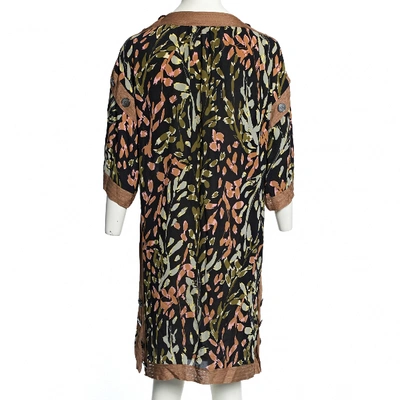 Pre-owned Missoni Silk Dress In Multicolour