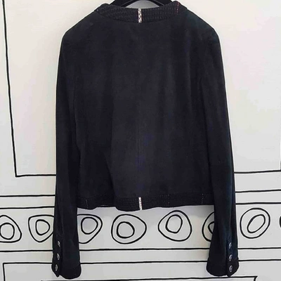 Pre-owned Chanel Jacket In Navy