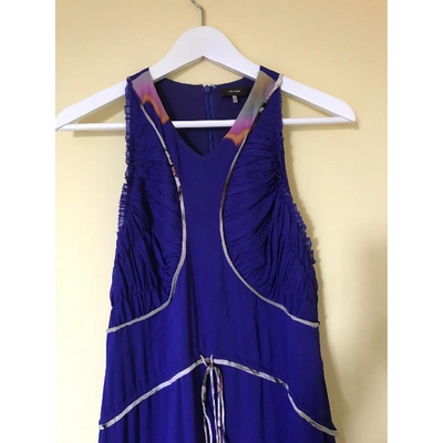 Pre-owned Vera Wang Multicolour Silk Dress