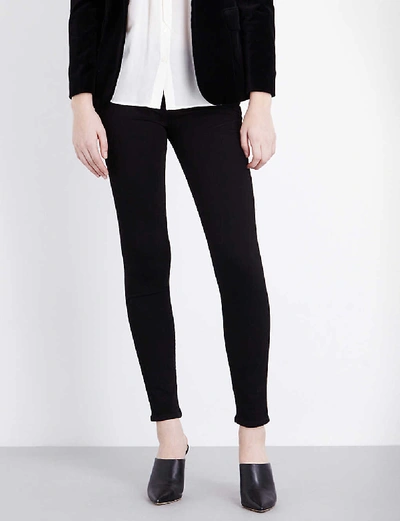 Shop Paige Women's Black Shadow Verdugo Ultra-skinny Mid-rise Jeans