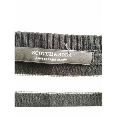 Pre-owned Scotch & Soda Navy Cotton Knitwear