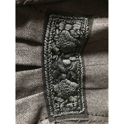 Pre-owned Philosophy Di Alberta Ferretti Wool Short Vest In Grey