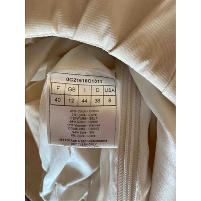 Pre-owned Dior Beige Cotton Dress