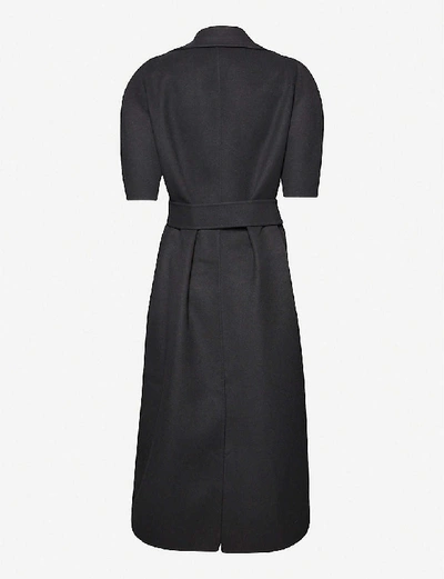 Shop The Row Eri Wool And Cashmere-blend Coat In Black