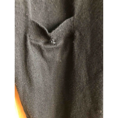 Pre-owned Sessun Wool Mini Dress In Black