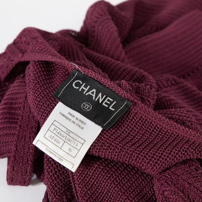 Pre-owned Chanel Burgundy  Top