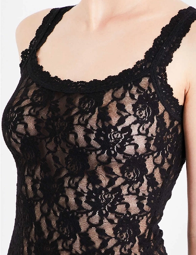 Shop Hanky Panky Signature Stretch-lace Camisole In Black