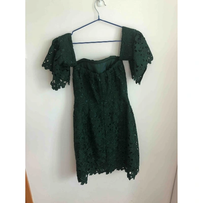 Pre-owned Club Monaco Green Lace Dress