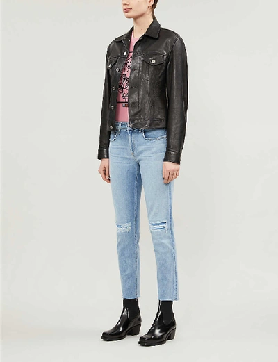 Shop Rag & Bone Dre Slim-fit Low-rise Boyfriend Jeans In Alyssa