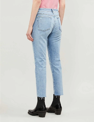 Shop Rag & Bone Dre Slim-fit Low-rise Boyfriend Jeans In Alyssa