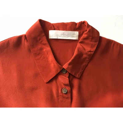 Pre-owned Thakoon Silk Mid-length Dress In Orange