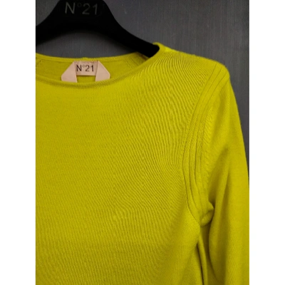 Pre-owned N°21 Wool T-shirt In Yellow