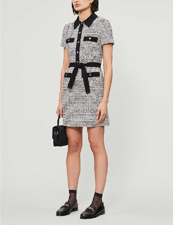 maje short tweed dress