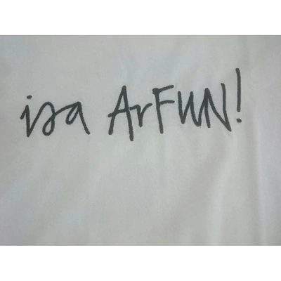 Pre-owned Isa Arfen White Cotton Top
