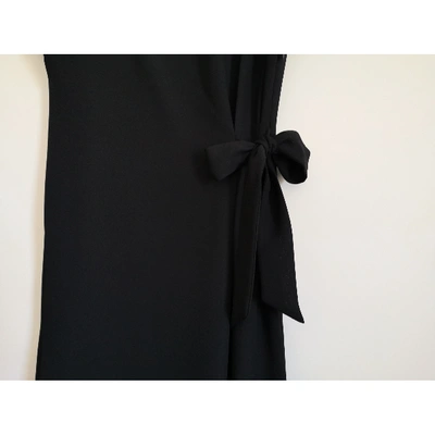 Pre-owned Reiss Mid-length Dress In Black