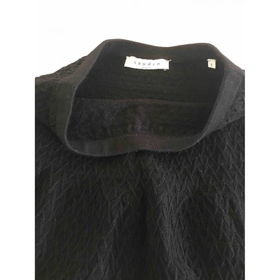 Pre-owned Sandro Mini Skirt In Black