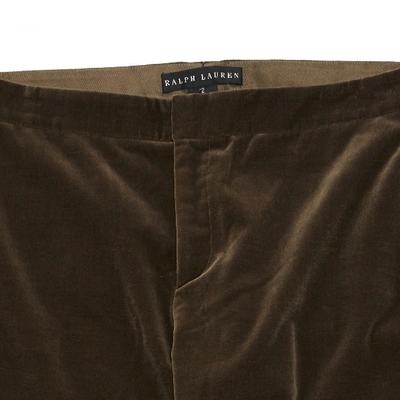 Pre-owned Ralph Lauren Straight Pants In Brown
