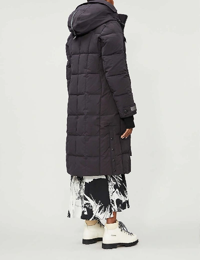 Shop Canada Goose Elmwood Quilted Shell-down Parka Coat In Navy