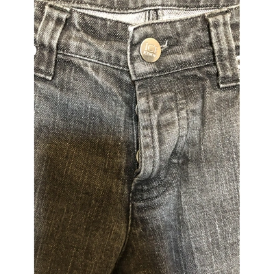 Pre-owned Iceberg Straight Jeans In Grey