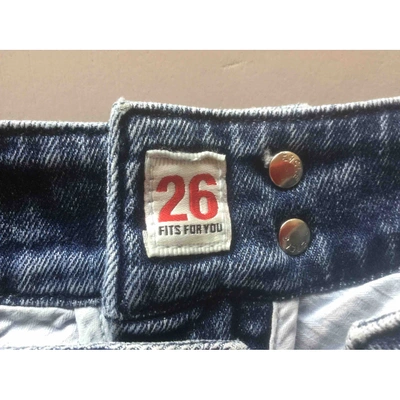 Pre-owned Cycle Straight Jeans In Blue