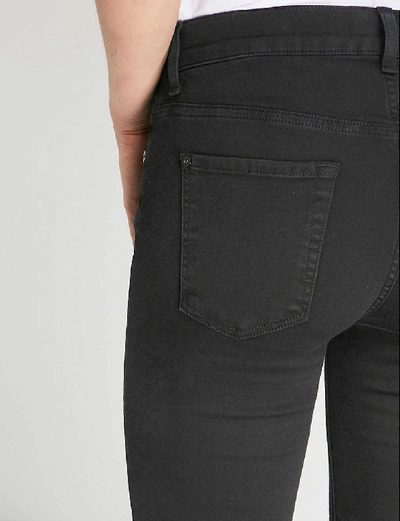 Shop 7 For All Mankind Bootcut Mid-rise Jeans In Bair Black