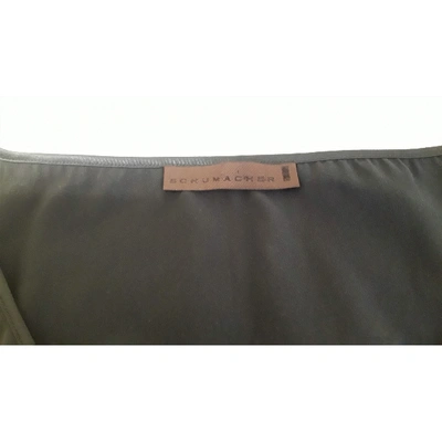 Pre-owned Schumacher Camisole In Green