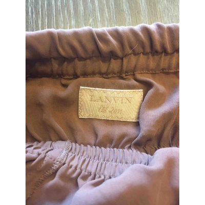 Pre-owned Lanvin Dress In Beige